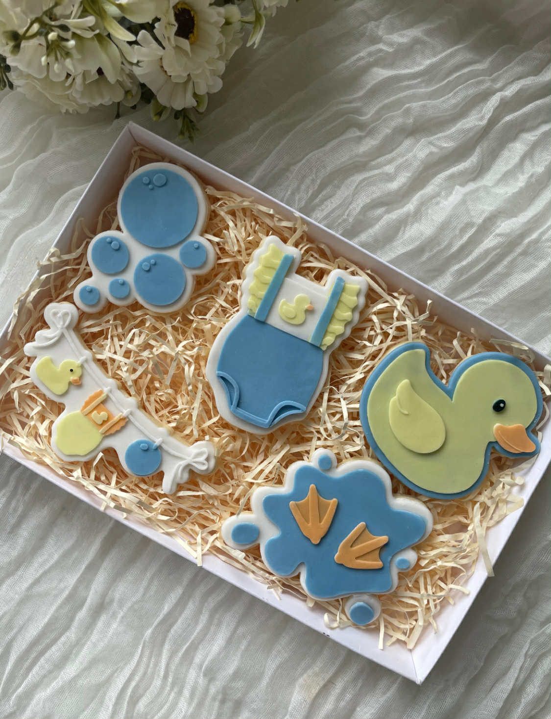 One little Duck biscuit box