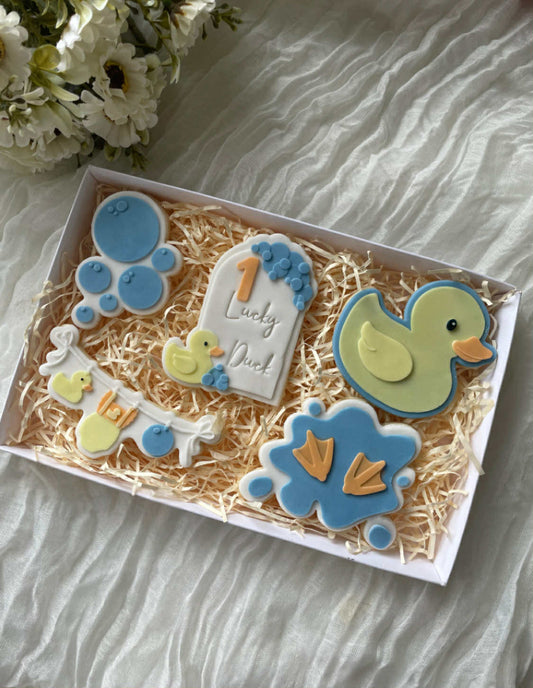 One little Duck biscuit box