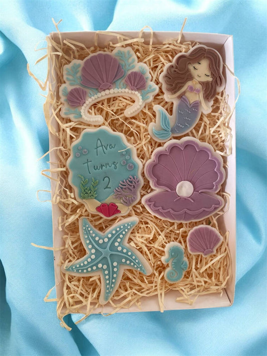 Mermaid biscuit box
