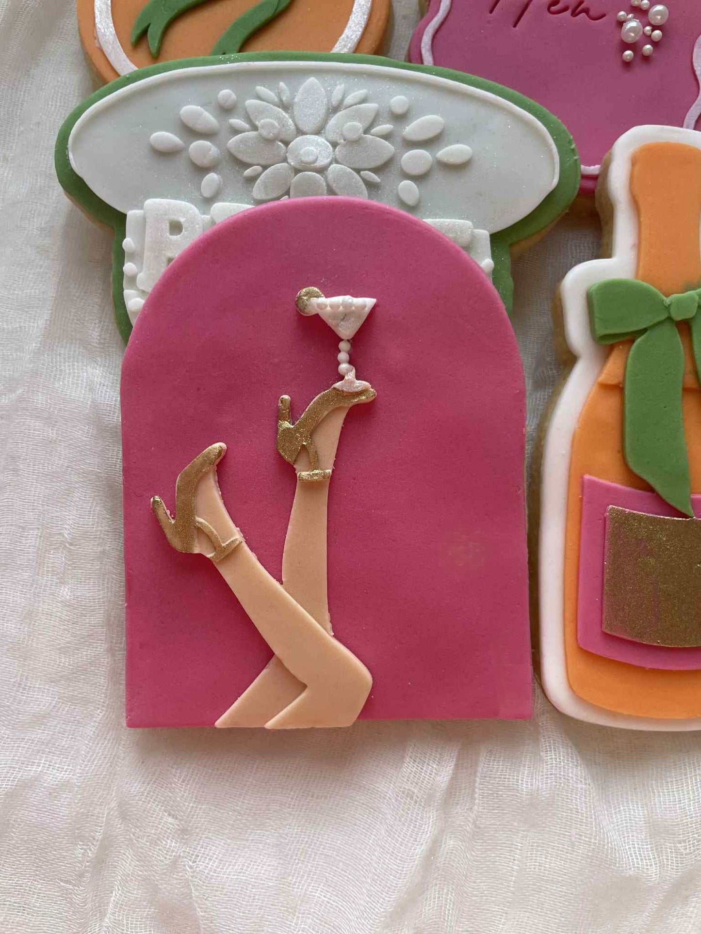 Sassy Legs With Martini Glass Cookie Cutter & Stamp