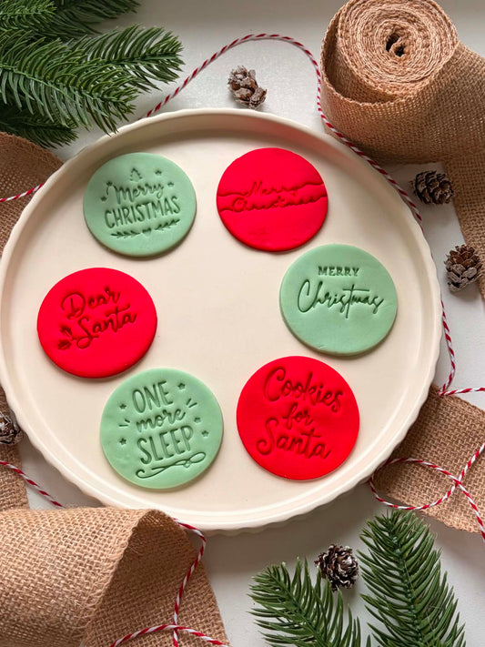 Christmas toppers - Cookie Stamp & cutter