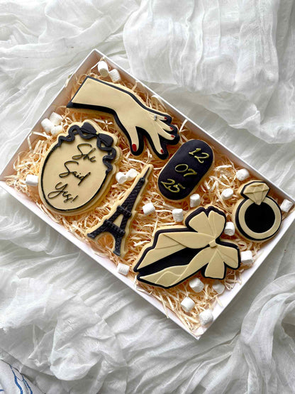 Long bow cookie cutter and stamp