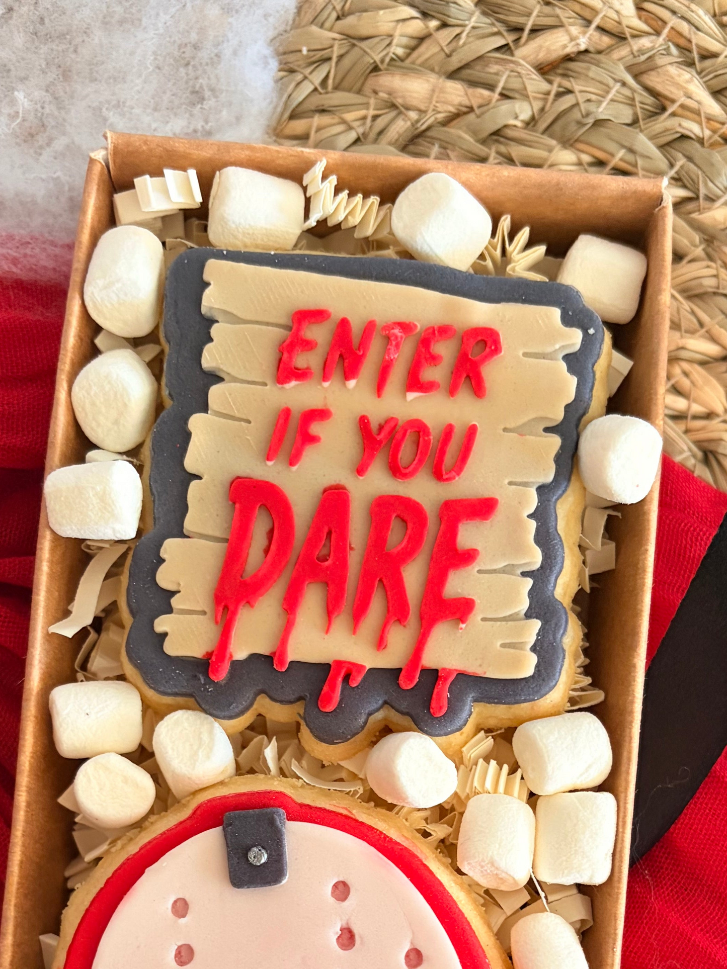 Enter if you dare - Cookie Cutter & Stamp