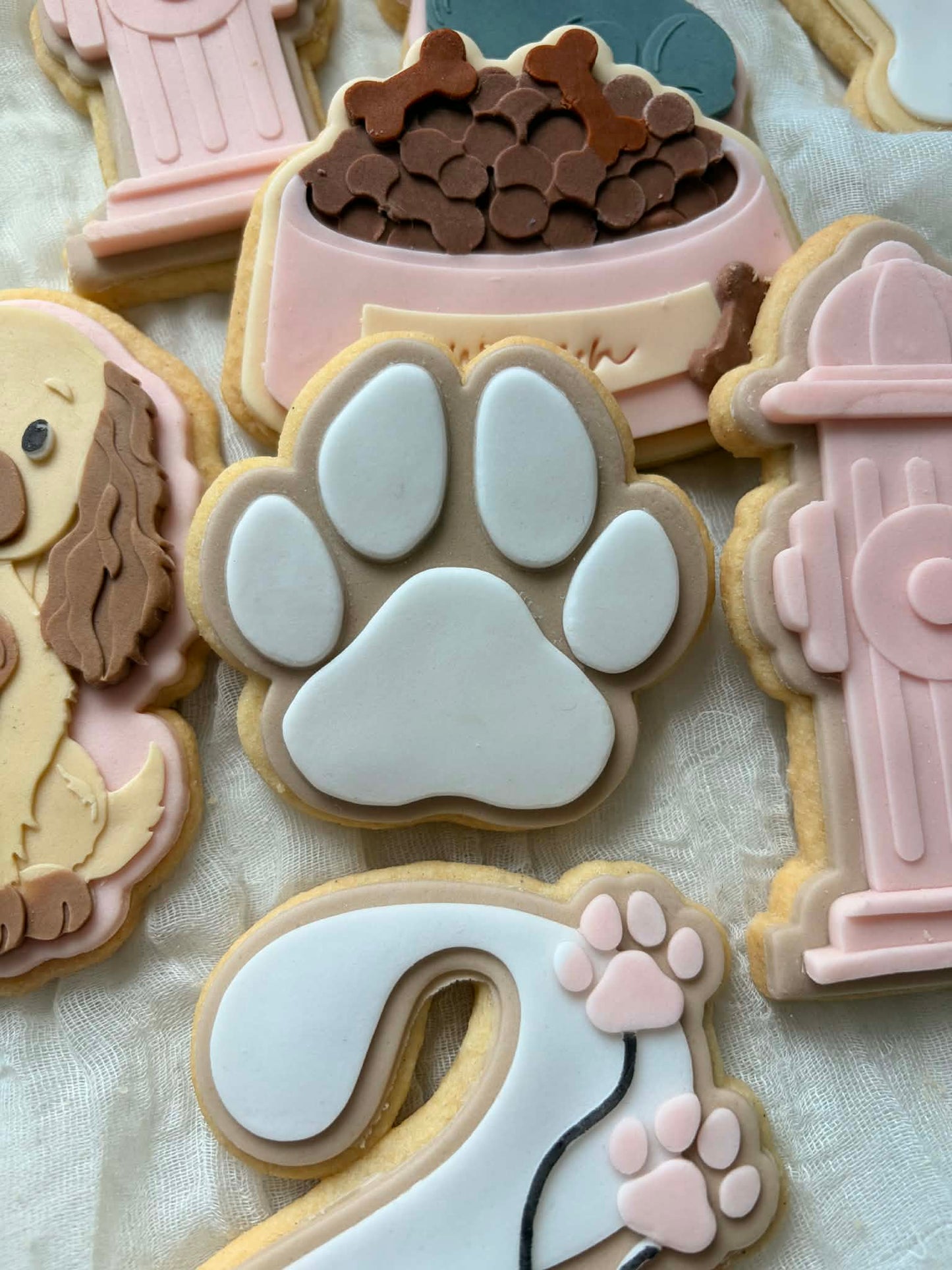 Paw print - cookie cutter & stamp