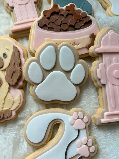 Paw print - cookie cutter & stamp