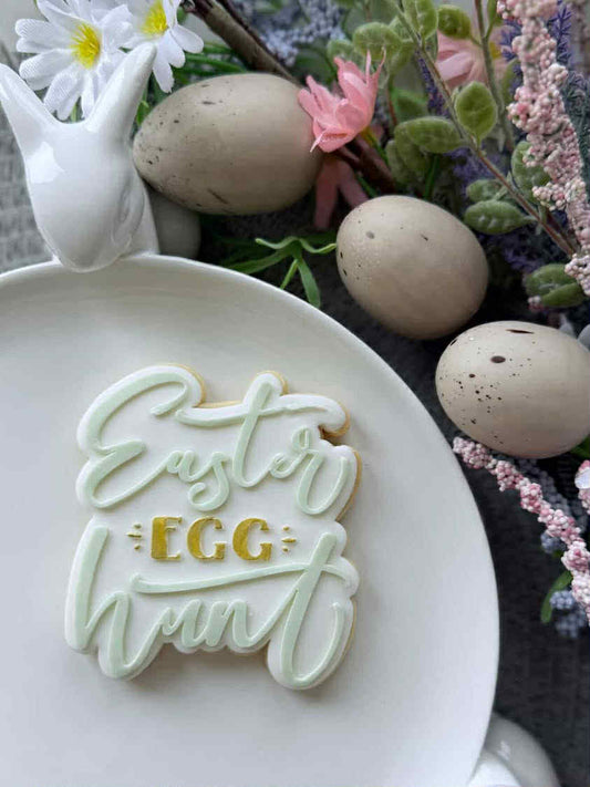 Easter egg hunt - Cookie Cutter & Stamp