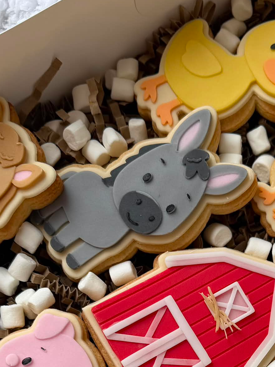 Donkey Cookie Cutter & Stamp