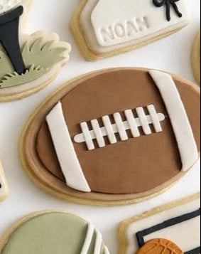 Rugby ball - Cookie Cutter & Stamp