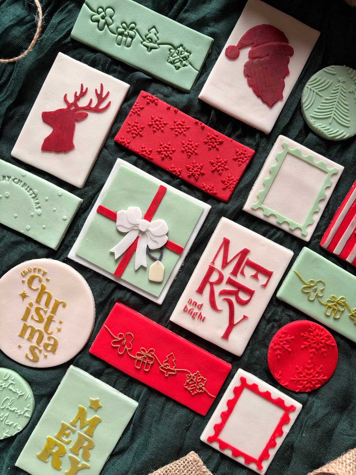 Snowflake Pattern plate - Stamp No Cutter