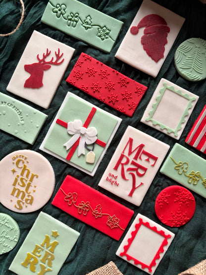 Snowflake Pattern plate - Stamp No Cutter