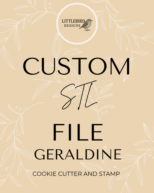 Geraldine custom - Cookie Cutter & Stamp