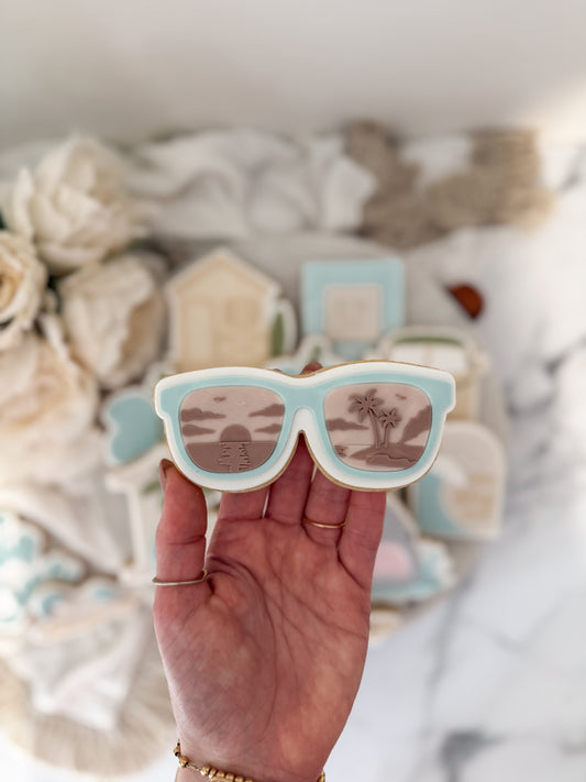 Surf glasses - Cookie Cutter & Stamp