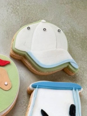 Golf Hat Cookie Cutter & Stamp