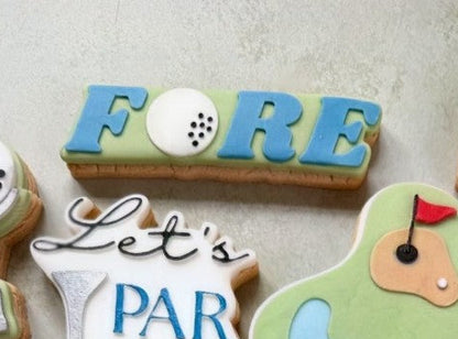 Fore cookie cutter and stamp