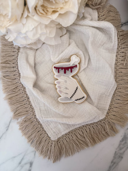 Stitched Hand with bone cocktail - Cookie Cutter & Stamp