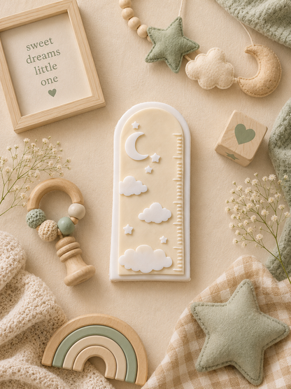 Moon and cloud height chart - Cookie Cutter & Stamp