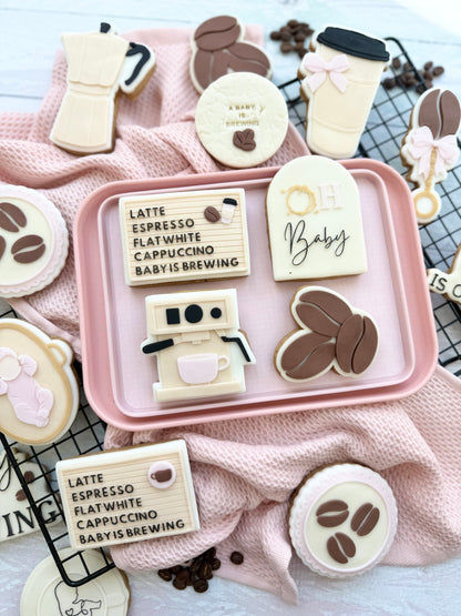 Cafetiere - Cookie Cutter & Stamp