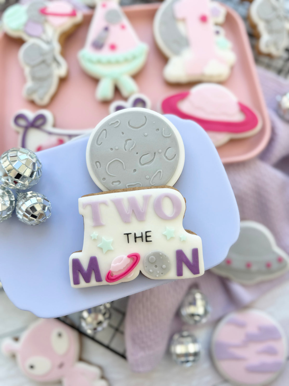 Two the moon - Cookie Cutter & Stamp