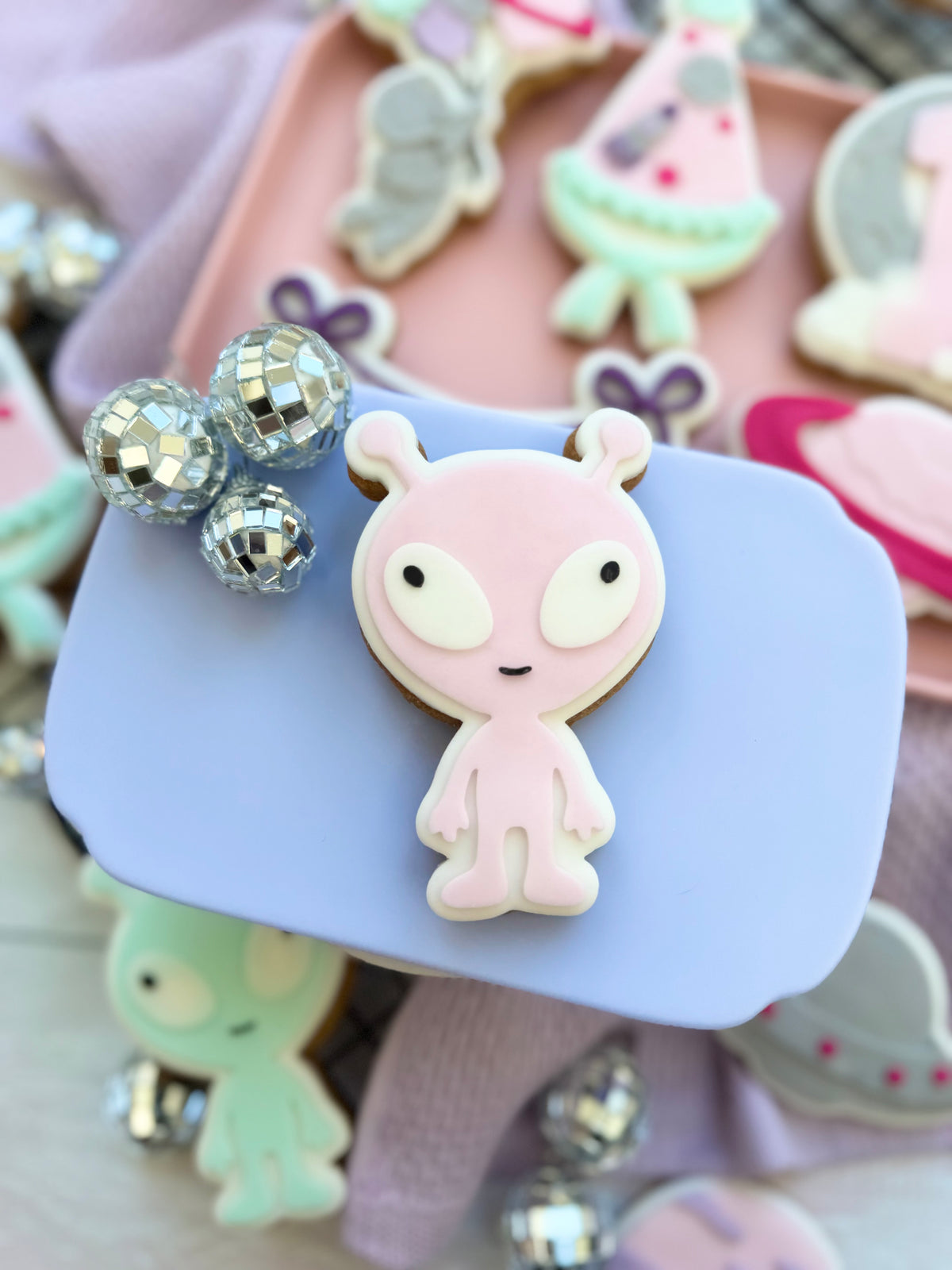 Alien - Cookie Cutter & Stamp