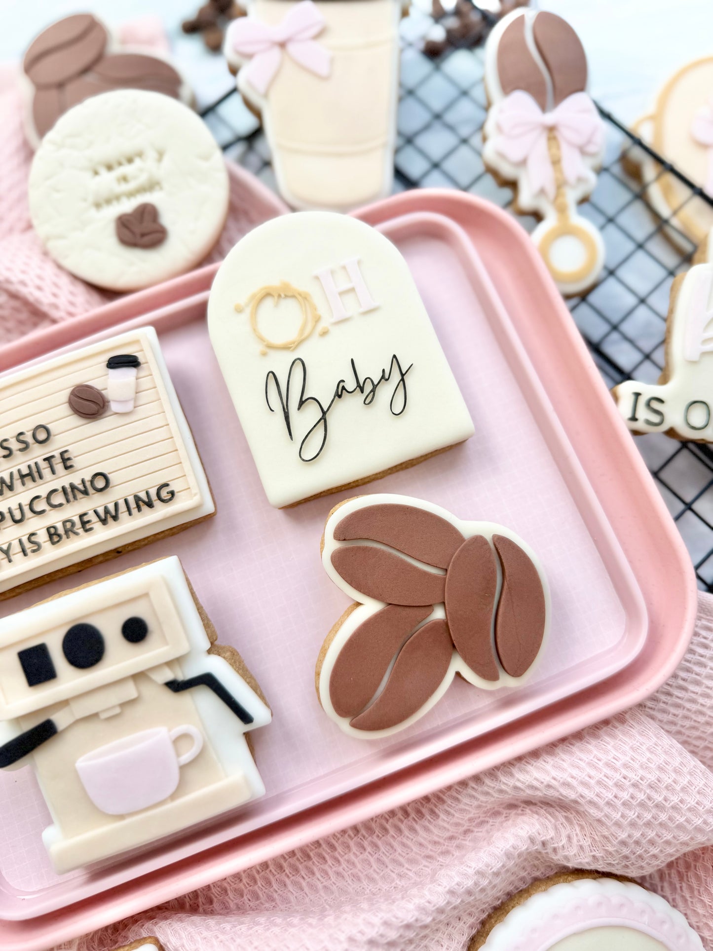 Coffee beans  - Cookie Cutter & Stamp
