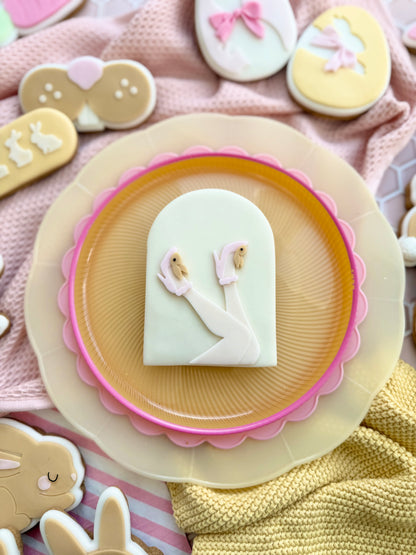Legs with bunny shoes - Cookie Cutter & Stamp