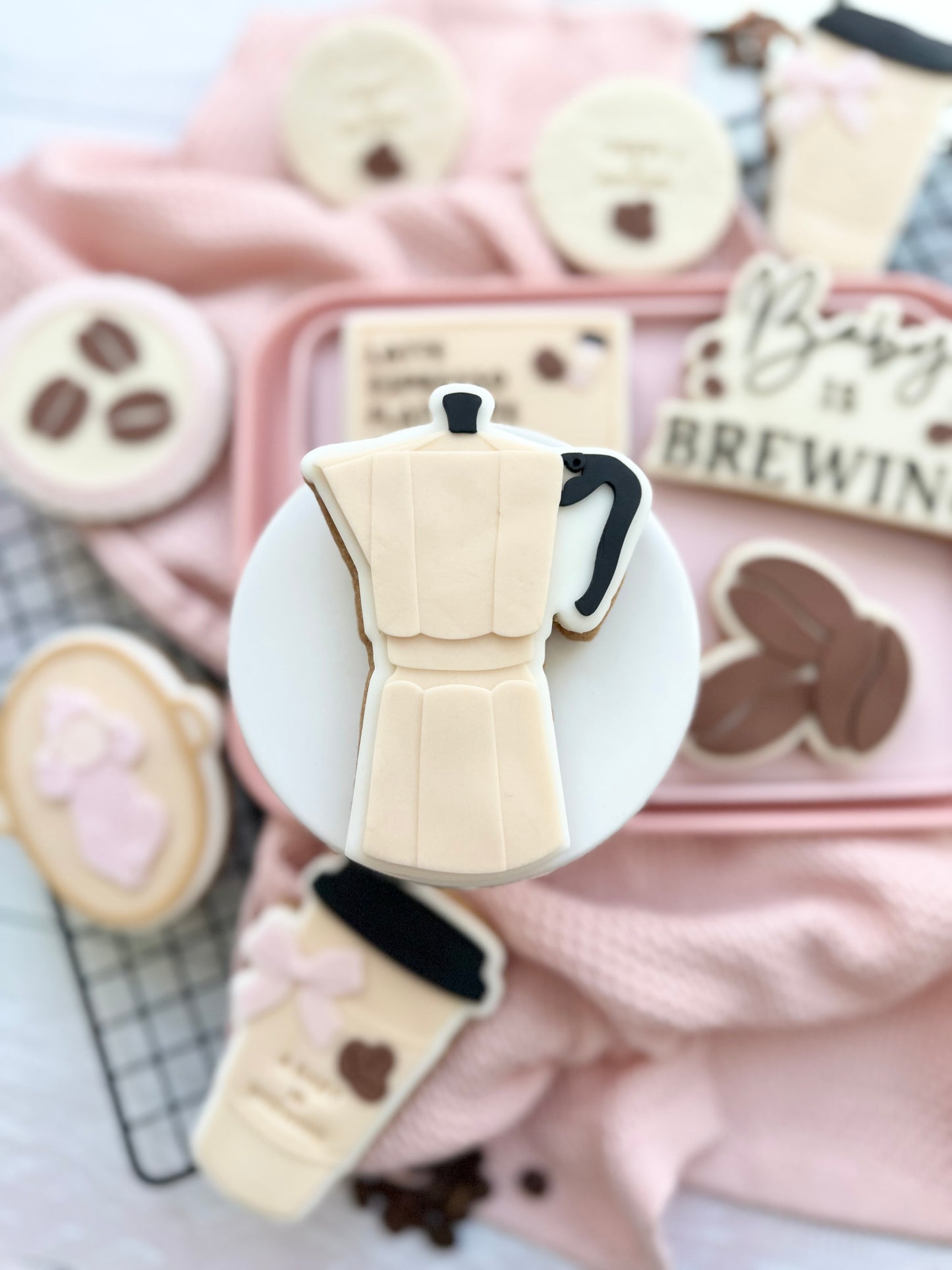 Cafetiere - Cookie Cutter & Stamp