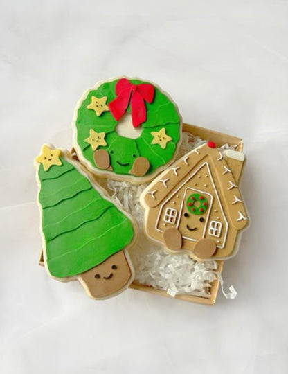 Christmas Tree plush cookie cutter and stamp