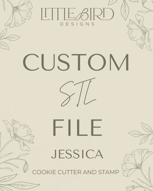 Jessica custom - Cookie Cutter & Stamp