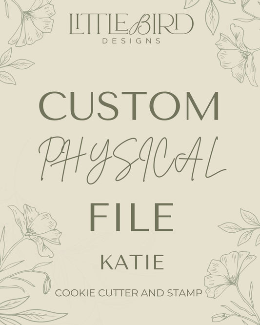 Katie custom - Cookie Cutter & Stamp