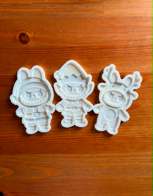 Monster christmas Test stamps