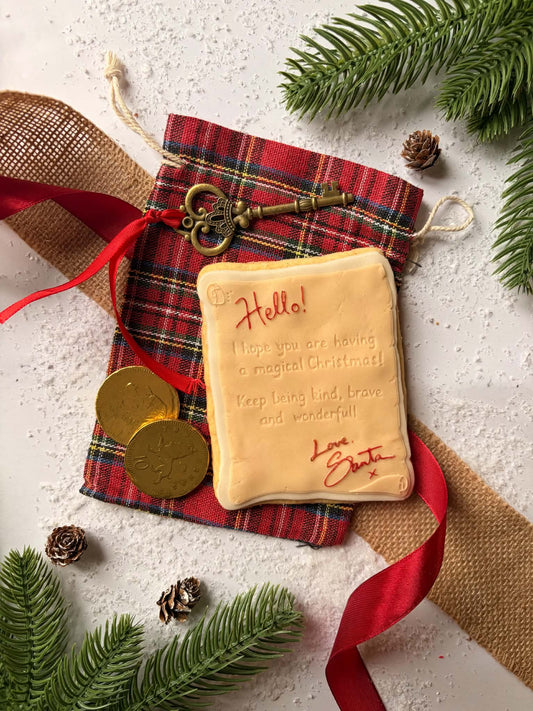 PRE ORDER - Santa's letter cookie