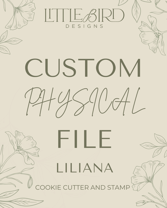 Liliana custom - Cookie Cutter & Stamp