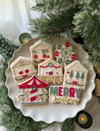 Christmas Hot Cocoa Stall cookie cutter and stamp
