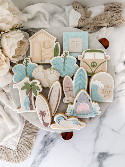 Beach hut - Cookie Cutter & Stamp