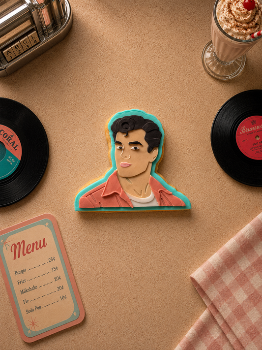 Retro Man - Cookie Cutter & Stamp