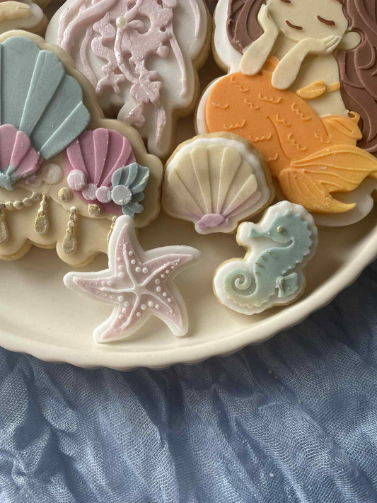 Mermaid Mini Set Cookie Cutters & Stamps