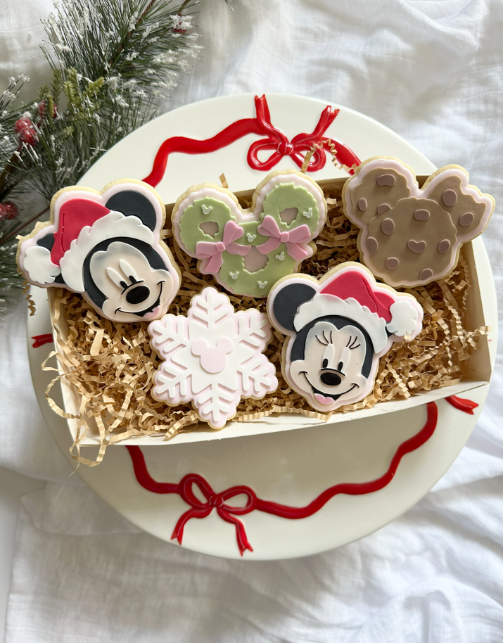 Christmas Mouse cookie - Cookie Stamp & cutter