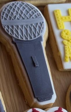 Microphone - Cookie Cutter & Stamp