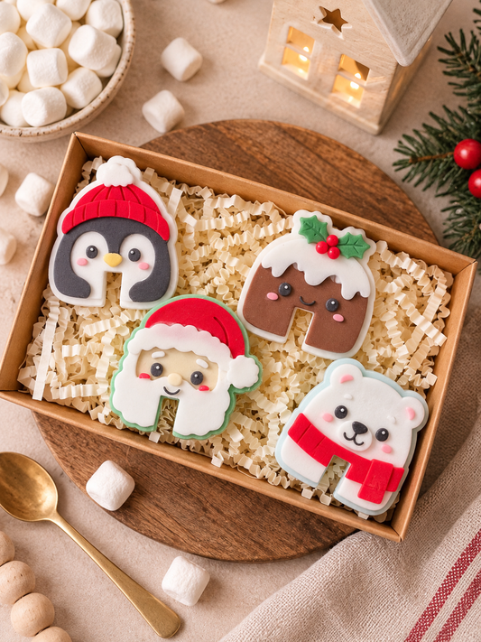 Christmas mug huggers - Cookie Cutter & Stamp