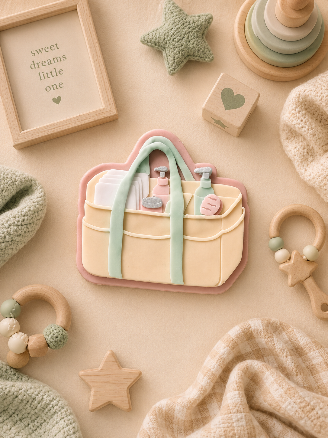 Nappy Caddy - Cookie Cutter & Stamp