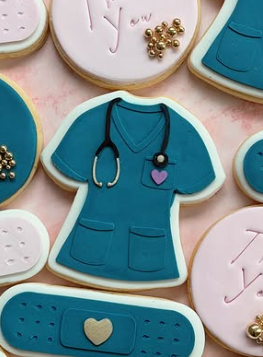 Nurse top - Cookie Cutter & Stamp