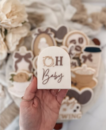 Oh baby arch - Cookie Cutter & Stamp
