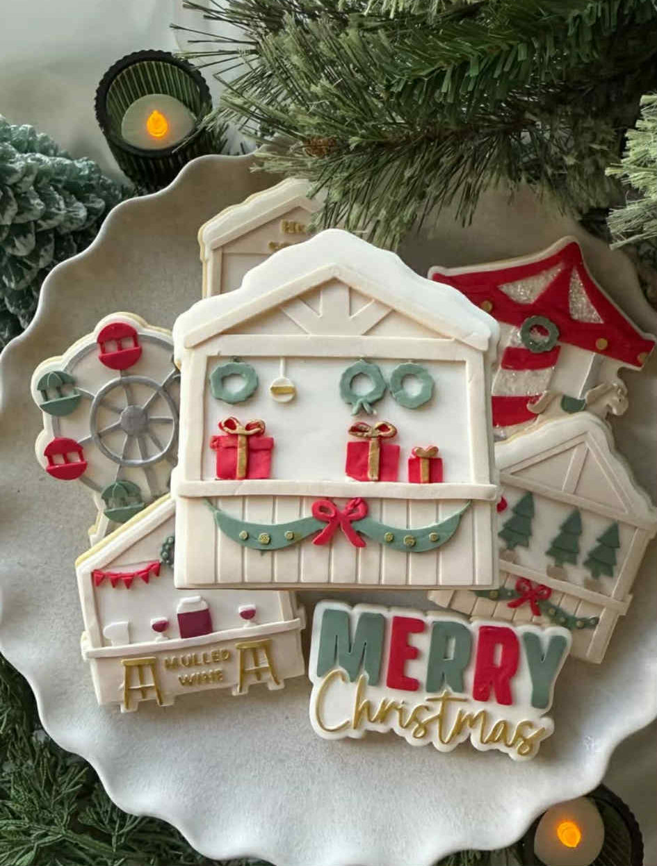 Christmas Present Stall cookie cutter and stamp