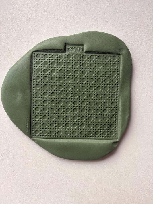 Rattan Pattern Plate - Cookie Cutter & Stamp