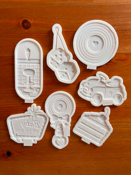 Retro Test stamps