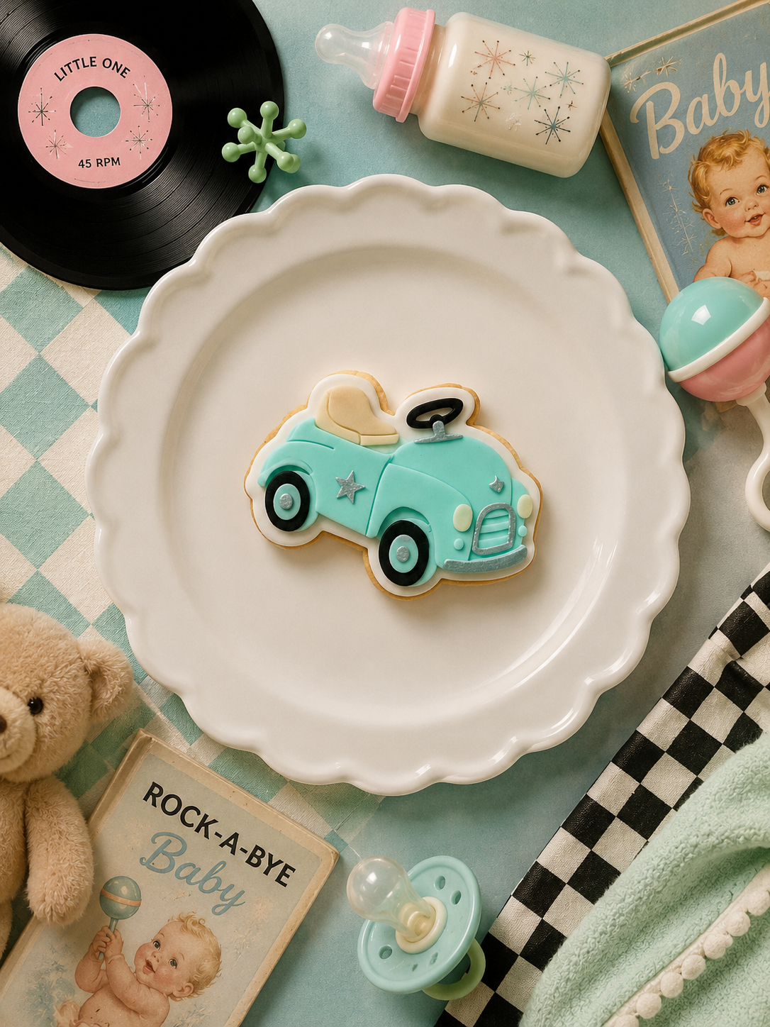 Toy Cadillac - Cookie Cutter & Stamp