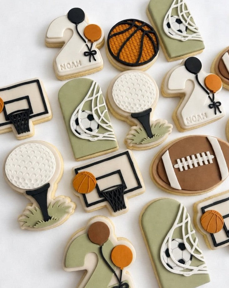 Rugby ball - Cookie Cutter & Stamp