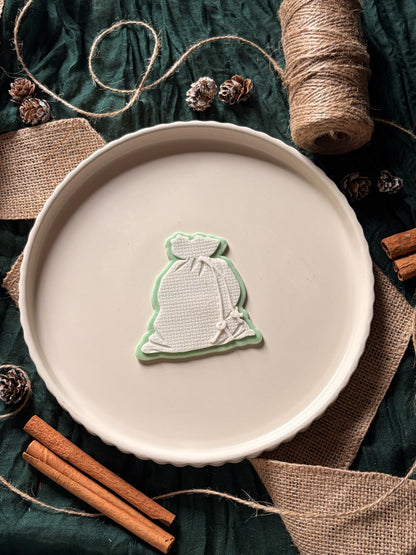 Hessian Sack - Cookie Stamp & cutter