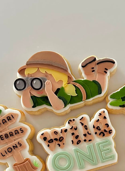 Ranger With Binocular's Cookie Cutter & Stamp