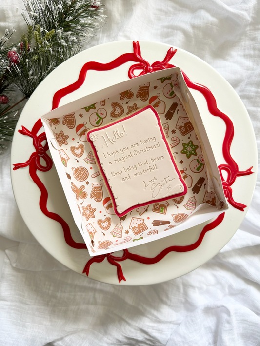 Santa Letter - Cookie Stamp & cutter